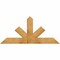 Ekena Millwork Saratoga Rough Sawn Timber Gable Bracket, Western Red Cedar, 60"W x 27"H x 2"D x 6"F, 11/12 Pitch GBW060X27X0206SAR00RWR - alternate 1